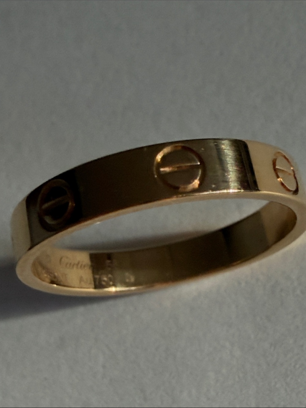 Cartier 18kt Gold Small Love Band with Presentation Box , Receipt Folder, bag - Picture 4 of 7